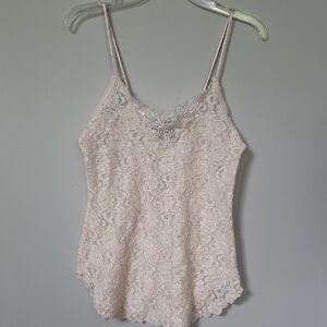 Y2K Secret Treasures Teddy Womens M Stretch Lace Intimates Nighty Satin Straps